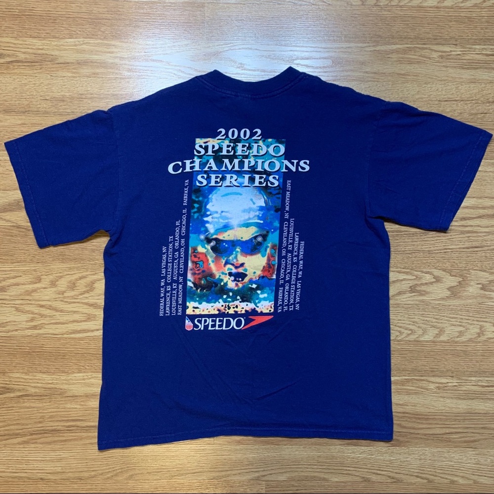 2002 Speedo Championship Series Swimming T Shirt